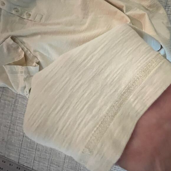 Denver Hayes Shirt - Men’s 2XLT - Cream - Classic Fit - Breathable Cotton - EUC - Picture 4 of 10